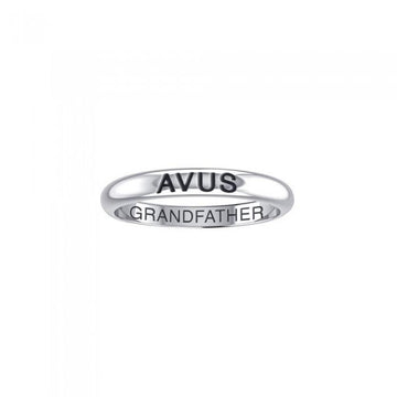 AVUS GRANDFATHER Sterling Silver Ring TRI1172 - Jewelry